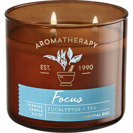 Bath & Body Works Aromatherapy Stress Relief Eucalyptus And Tea 3 Wick Candle | Aromatheraphy | Beauty & Health | Shop The Exchange