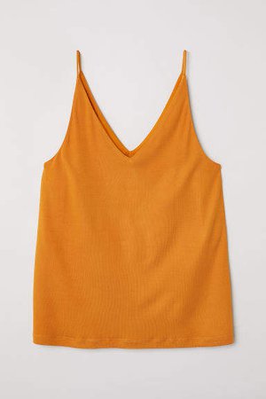 V-neck Camisole Top - Yellow