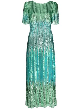 Rixo Venus Sequinned Midi Dress Aw20 | Farfetch.Com