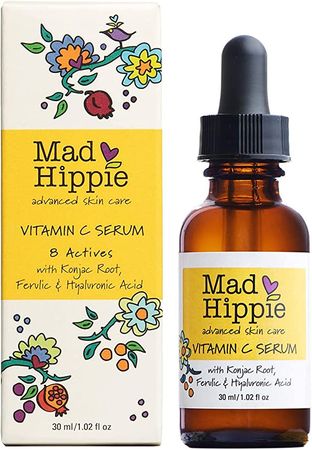 Amazon.com: Mad Hippie Vitamin C Serum with Vitamin E, Skin Care Packed with Natural Vegan Active Ingredients, Apply Before Sunscreen or Make Up, For Healthy Glowing Skin, 1.02 Fl. Oz. : Beauty & Personal Care