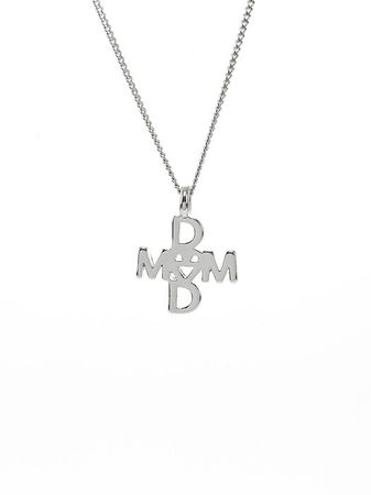 [OTHER-worldly아더월들리]Mom&amp;Dad Cross Necklace [Girl]
