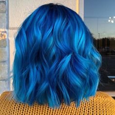 (318) Pinterest blue hair  cut
