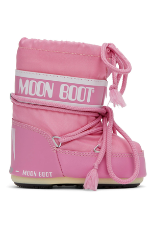 MOON BOOT Baby Pink Mini Icon Snow Boots