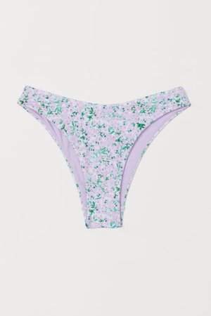 Top de bikini acolchado - Rosa claro/Minifloral - MUJER | H&M ES