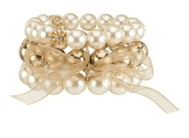 gold and pearl bracelet