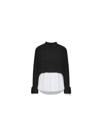black white blouse sweaters sweatshirts