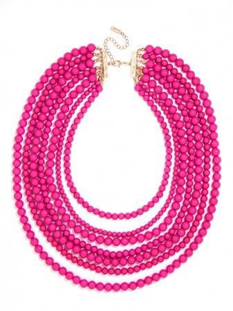 hot pink necklace