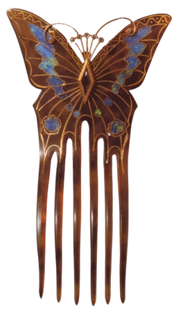 Comb by Georges Fouquet and Alphonse Mucha (ca. 1901)