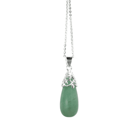 Light Green and Silver Necklace