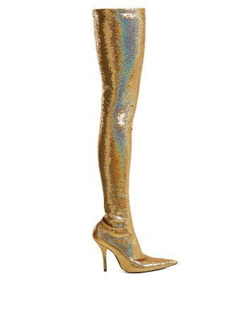 sequin thigh boots - Google Search