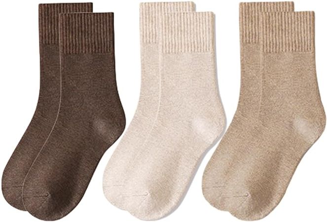 Amazon.com: Lomitract Mini Crew Quarter Socks Women: Above Ankle High, Bamboo Long Dress Sock, Cotton Tall Sox, Mid Calf Length, Suit for Short Boot, Beige, Neutral, Brown, 3 Pairs : Lomitract: Clothing, Shoes & Jewelry