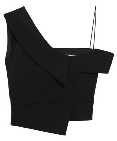 black blazer style crop top