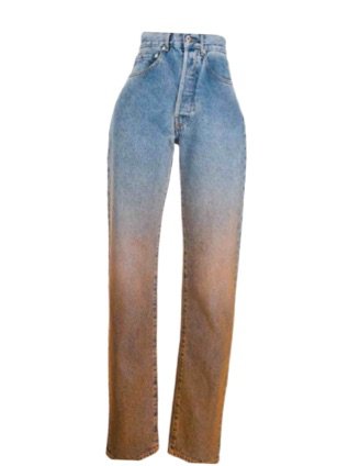 ombre jeans