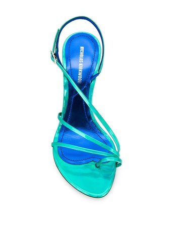 Nicholas Kirkwood Elements Specchio Strappy Sandals 908A70VYN0IRB Blue | Farfetch
