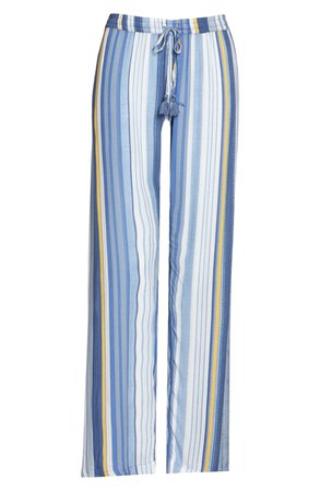 PJ Salvage Beach Blue Stripe Pajama Pants | Nordstrom