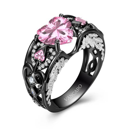 ﻿​﻿pink and black ring - Google Search