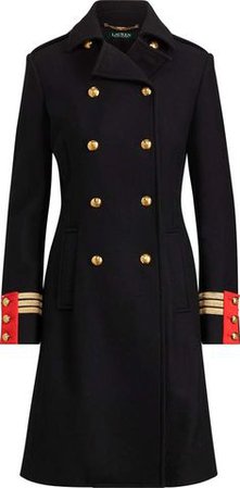 military wool coat