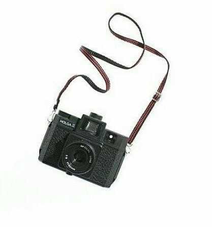 vintage holga camera with strap