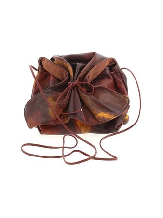Carlos Falchi Solid  Brown Crossbody Bag One Size - 74% off | thredUP