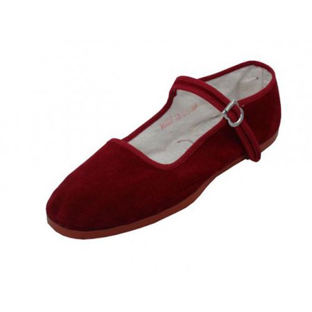 red mary janes