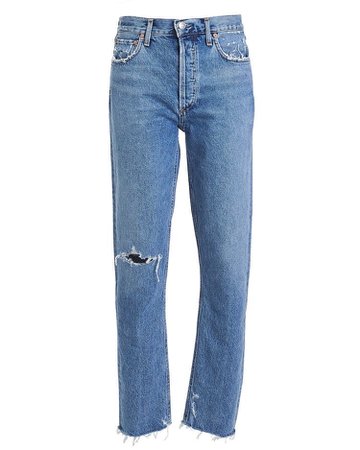 AGOLDE Jamie High-Rise Tapered Jeans