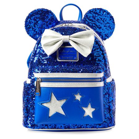 Minnie Mouse Sequined Mini Backpack Blue