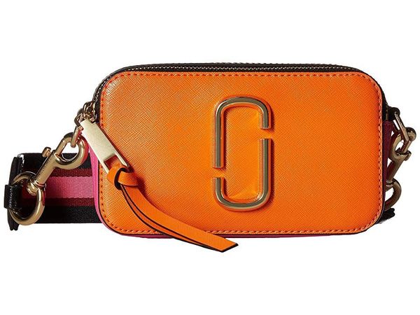orange macro purse