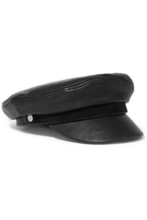 rag & bone | Textured-leather cap | NET-A-PORTER.COM