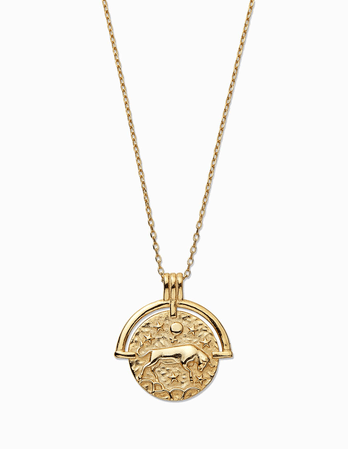 Taurus pendant necklace