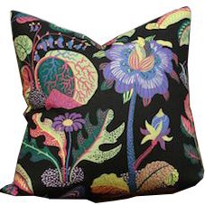 Josef Frank Exotic Butterfly Pillow Cushion, Floral | Chairish