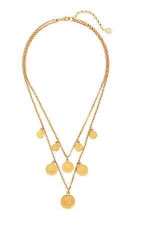 Ben-Amun Gold-Plated Coin Necklace
