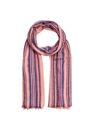 MANGO Multicolor striped scarf