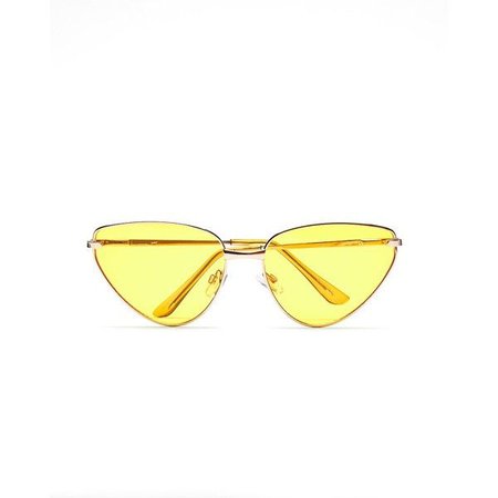 yellow sunglasses polyvore - Pesquisa Google
