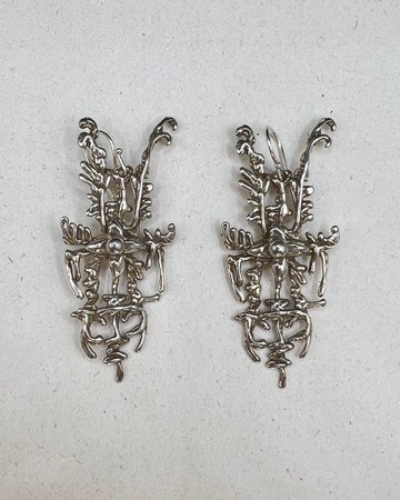Winged Flower Earrings – APOC STORE