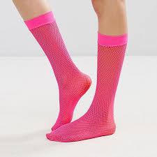 pink fishnet sock - Google Search