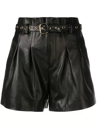 Red Valentino Belted Shorts