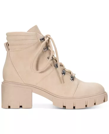 Sun + Stone Ruthee Lug Sole Booties, Created for Macy's & Reviews - Booties - Shoes - Macy's