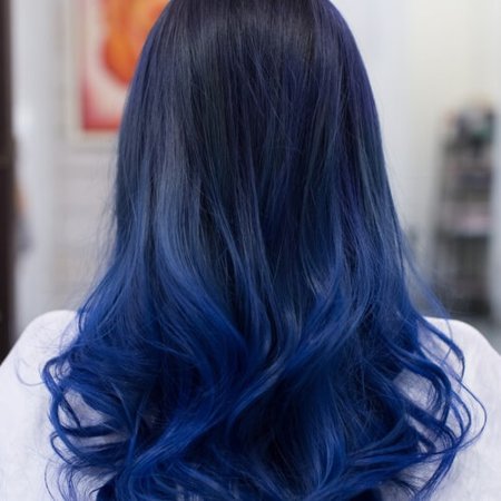 black blue hair ombre - Google Search