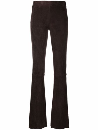 Drome flared leather trousers - FARFETCH