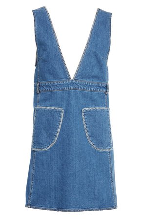 See by Chloé Denim Overall Dress | Nordstrom