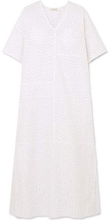 Parma Cotton-blend Maxi Dress - White