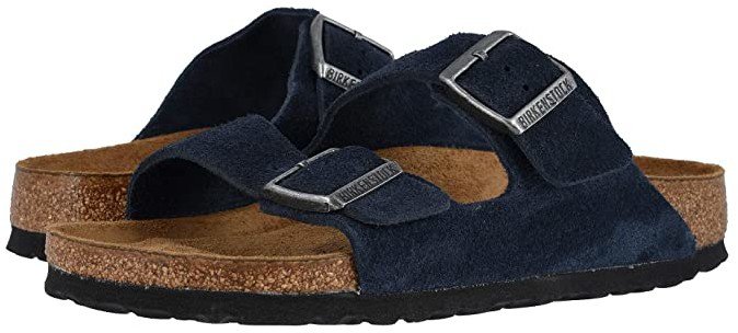 Arizona Soft Footbed (Night Suede) Sandals