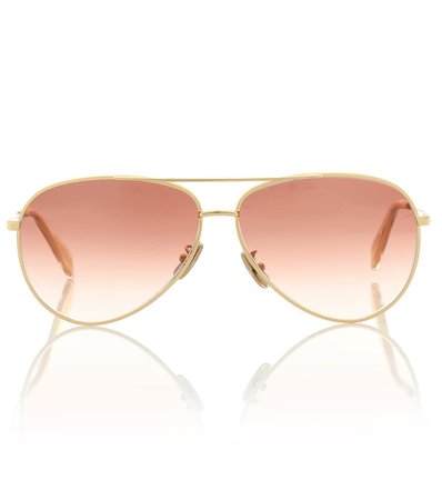 Aviator Sunglasses With Leather Pouch - Celine Eyewear | Mytheresa