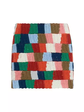 Shop Marni Marni x No Vacancy Inn Crochet Miniskirt | Saks Fifth Avenue