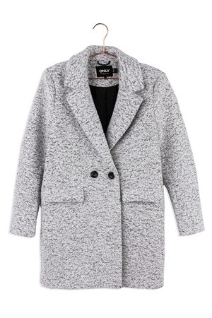 Work To Play Coat | Silver Icing