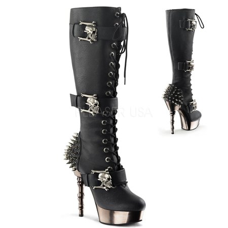 Goth Skeleton boots