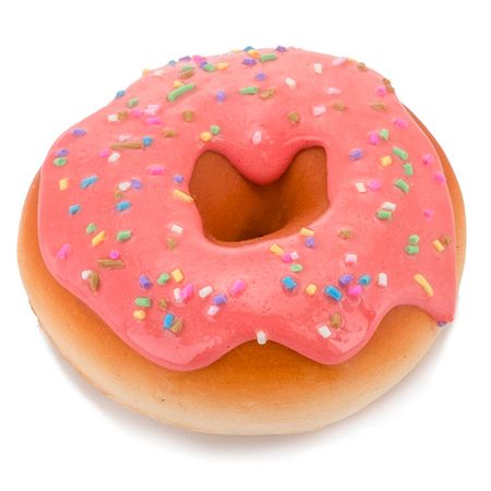 Fake Party-time Pink Frosted Donut