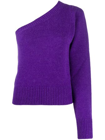 Federica Tosi one-shoulder Knitted Top - Farfetch
