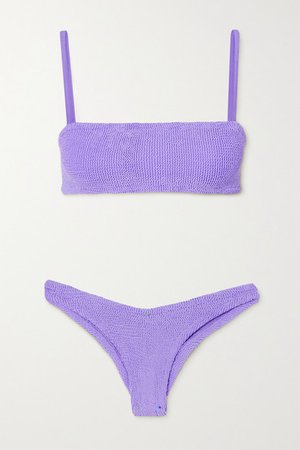 Net Sustain Gigi Seersucker Bikini - Lilac
