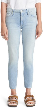 The Looker High Waist Crop Skinny Jeans